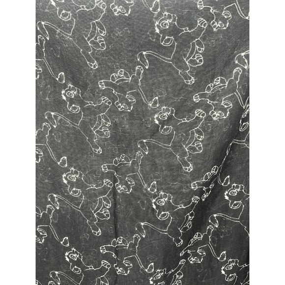 Disney Loungefly The Lion King Simba Black White Infinity Scarf - Picture 2 of 4